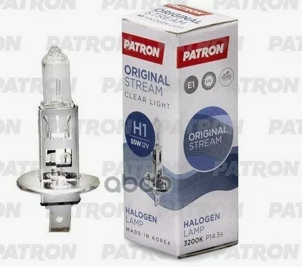 Лампа галоген.H1 12V55W P14.5s PATRON