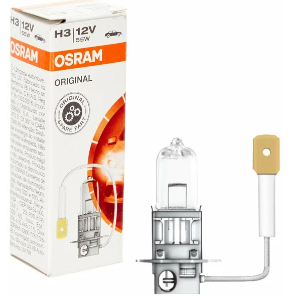 Лампа галоген.H3 12V 55W  PK22s