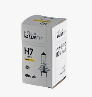 Лампа галоген.H7 12V55W PX26d VALUEFIT