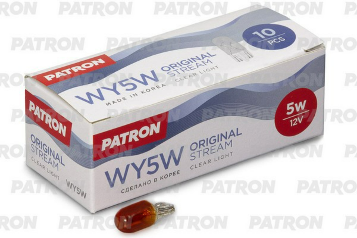 Лампа накал. WY5W 12V W2.1*9.5d (оранж 5W)