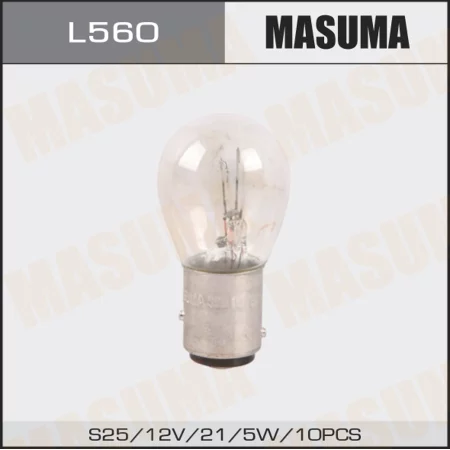 Лампа накал.двухконтактная белая P21/5W 12V 21-5W 25*50 Bay15d