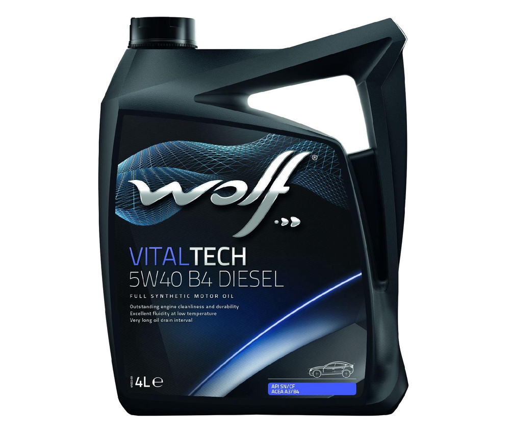 Масло мот.синт.WOLF VITALTECH 5W40 SP 4L (BMW LONGLIFE-01 MB 229.5 PSA B71 2296 VW 502.00 VW 505.00)