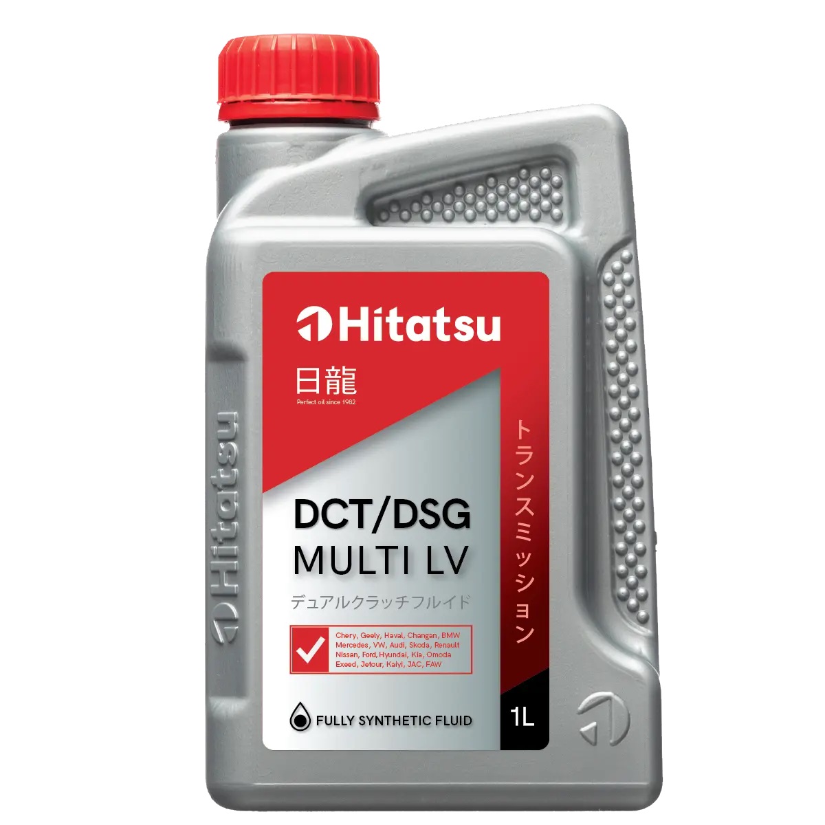 Жидкость трансмиссионная синтетическая Hitatsu DCT/DSG MULTI LV, 1л 7DCT 300/380/450/738, DCTF-2, 239.22/236.22/ DW5