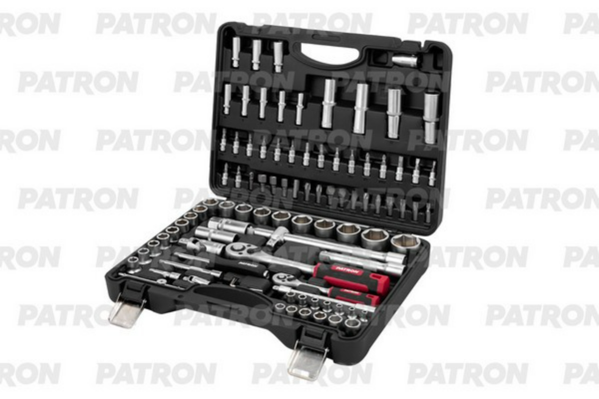 Набор инструментов 94 пр: 1/4 inch, 1/2 inch, 4-32 мм, 6 граней