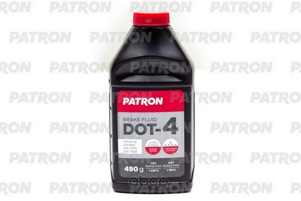 Тормозная жидкость DOT4 0.49L PATRON